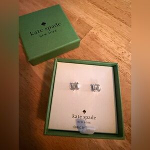 Kate Spade Silver Cubic Zirconia Earrings